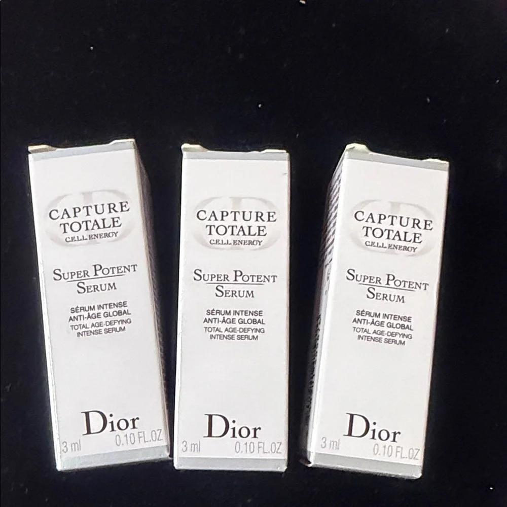 3x Dior Capture Totale Serum super potent